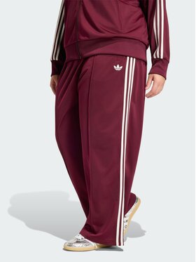 adidas adidas Spodnie dresowe Firebird Bordowy Loose Fit