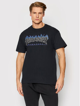 Thrasher Thrasher T-Shirt Godzilla Charred Czarny Regular Fit