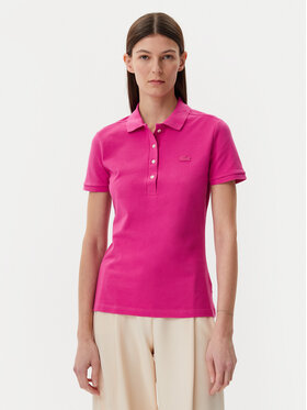 Lacoste Lacoste Polo PF5462 Różowy Slim Fit
