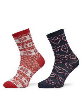 Pieces Pieces Dlouhé ponožky Jia 17143032 Barevná