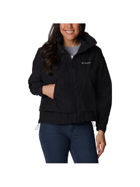Columbia Columbia Kurtka przejściowa Columbia Paracutie II Windbreaker Jacket Czarny Regular Fit