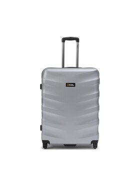 National Geographic National Geographic Veľký pevný škrupinový kufor Arete N135HA.71.23 Sivá