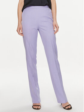 Fracomina Fracomina Stoffhose FR24SV2011W67401 Violett Regular Fit