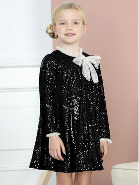Abel & Lula Abel & Lula Rochie elegantă 5.532 Negru Regular Fit