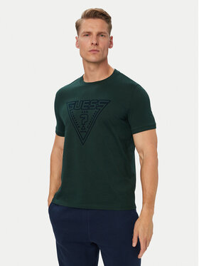 Guess Guess Póló Z6YI20 K5016 Sötétzöld Regular Fit