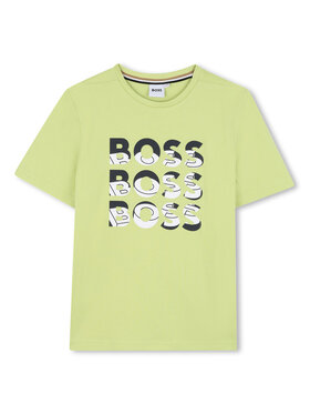 BOSS BOSS Tričko J52038 D Zelená Regular Fit