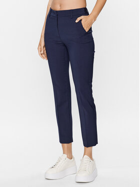 Weekend Max Mara Weekend Max Mara Pantaloni di tessuto Canon 2351361739 Blu scuro Regular Fit
