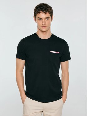 BIG STAR BIG STAR T-Shirt TOMS_906_150 Czarny Basic Fit