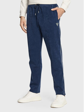 Guess Guess Pantalon jogging Harve Z2BB03 KBC00 Bleu marine Regular Fit
