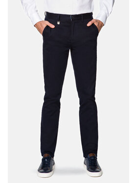 Lancerto Lancerto Spodnie materiałowe Dennis SP082220000003 Granatowy Regular Fit