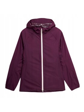 4F 4F Nepremokavá bunda TJACF025 Fialová Comfortable Fit