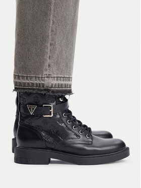 Guess Guess Μποτίνια FLFFEI ELE10 Μαύρο