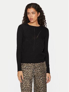 Vila Vila Kampsun Olina 14098889 Must Regular Fit