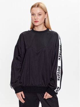 ROTATE ROTATE Felpa Long 700162100 Nero Relaxed Fit