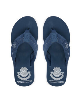 Tommy Hilfiger Tommy Hilfiger Japonki Patch Hilfiger Beach Sandal FM0FM05804 Niebieski