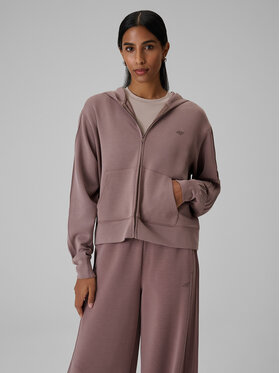 4F 4F Bluza SELF LOVE Brązowy Regular Fit