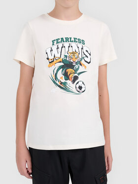 4F 4F T-Shirt 4FJWAW26TTSHM3513-11S Biały Basic Fit