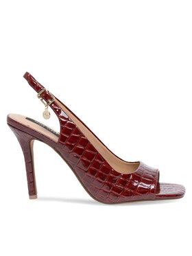 Nine West Nine West Sandały FF-1065 Czerwony