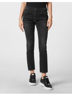 PHILIPP PLEIN PHILIPP PLEIN Jeansy 1877 Czarny Boyfriend Fit