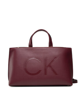 Calvin Klein Calvin Klein Borsetta Ck Set Shopper Sm Ck K60K608893 Bordeaux