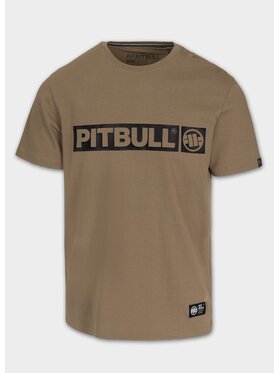 PITBULL PITBULL T-Shirt Koszulka męska HILLTOP 3XL Beżowy Regular Fit