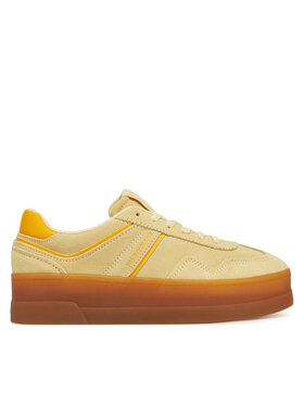 Tommy Jeans Tommy Jeans Laisvalaikio batai The Greenwich Flatform Suede EN0EN02734 Geltona