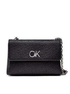 Calvin Klein Calvin Klein Handtasche Re-Lock Ew Conv Xbody Perf K60K609396 Schwarz