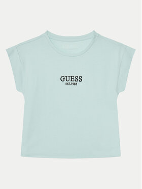 Guess Guess Póló J4BI34 J1314 Kék Boxy Fit