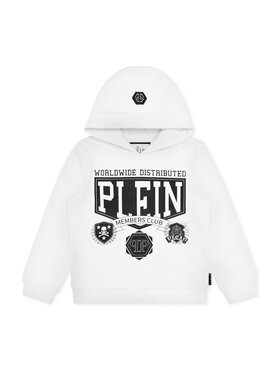 PHILIPP PLEIN PHILIPP PLEIN Bluza 19663 Biały Regular Fit