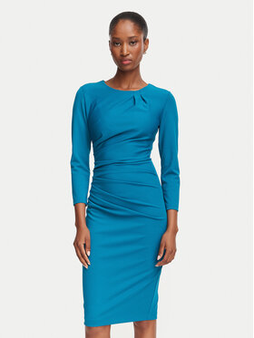 Rinascimento Rinascimento Коктейльна сукня CFC0130327003 Голубий Slim Fit