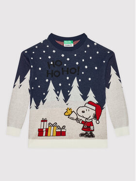 United Colors Of Benetton United Colors Of Benetton Sweater PEANUTS 1194Q1144 Színes Regular Fit