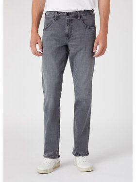 Wrangler Wrangler Jeansy GREENSBORO Szary Straight Fit