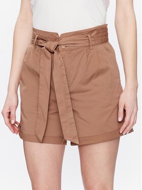 Volcano Volcano Bavlnené šortky P-Maja L23255-S23 Hnedá Regular Fit