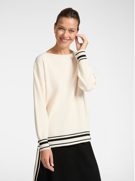 Elena Mirò Elena Mirò Maglione M453Z000581N0A2 Bianco Regular Fit