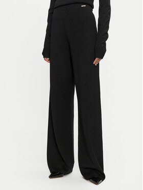 Calvin Klein Calvin Klein Spodnie dzianinowe K20K207680 Czarny Straight Fit