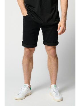 TeeShoppen TeeShoppen Szorty jeansowe 'Perform Collection' Czarny Regular Fit