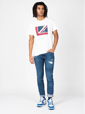 Pepe Jeans Pepe Jeans T-Shirt PM508016 | Ramone Bílá Regular Fit