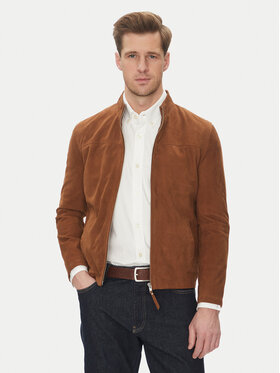 Serge Pariente Serge Pariente Lederjacke Sylvino Vs Braun Slim Fit