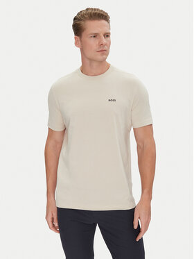 BOSS BOSS Тишърт 50506373 Бежов Regular Fit