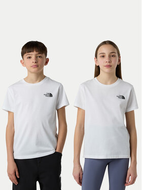 The North Face The North Face T-Shirt Simple Dome NF0A87T4 Weiß Regular Fit