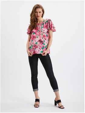 Orsay Orsay Bluzka 107049-98__L Różowy Regular Fit