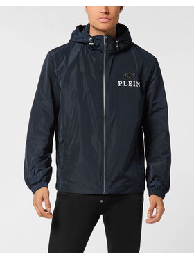 PHILIPP PLEIN PHILIPP PLEIN Wiatrówka 25613 Błękitny Regular Fit