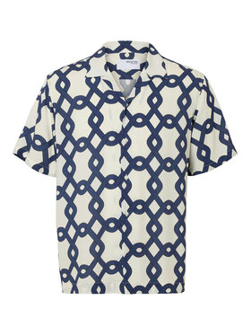 Selected Homme Selected Homme Cămașă 16088360 Bleumarin Relaxed Fit