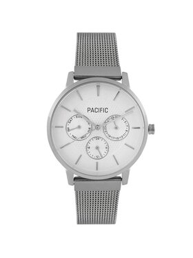 Pacific Pacific Zegarek PACIFIC X6202-01 Srebrny