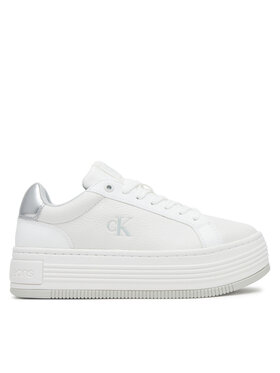 Calvin Klein Jeans Calvin Klein Jeans Sneakers Bold Flatf Low Lace Mg YW0YW01766 Alb