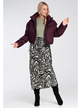 FIGL FIGL Vatovaná bunda M1232 Bordová Regular Fit