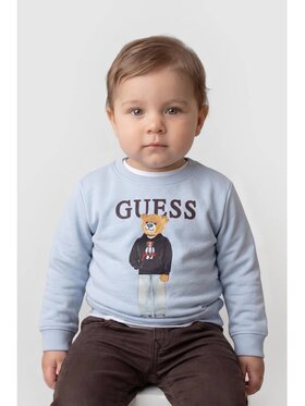 Guess Kids Guess Kids Bluza 183756 Niebieski Classic Fit