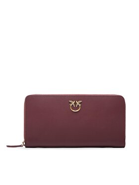 Pinko Pinko Veľká dámska peňaženka Ryder Zip Around AI 23-24 PCPL 100250 A0F1 Bordová