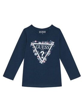Guess Guess Bluzka K5BI08 J1314 Granatowy Regular Fit