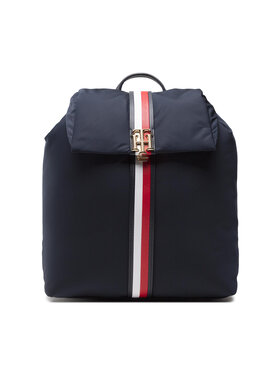 Tommy Hilfiger Tommy Hilfiger Plecak Relaxed Th Backpack Corp AW0AW10921 Granatowy